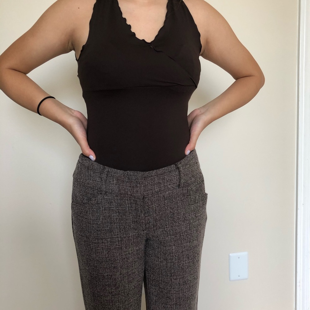 Banana republic brown blouse
